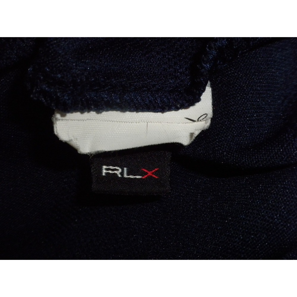 Ralph Lauren Polo Shirt Mens L Blue Jacquard Camo RLX PGC Golf Logo Performance - Picture 10 of 14